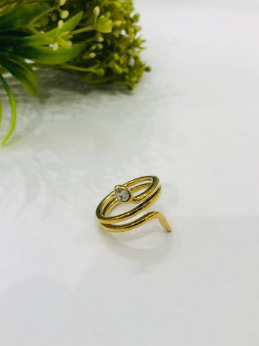 Golden Snake Ring